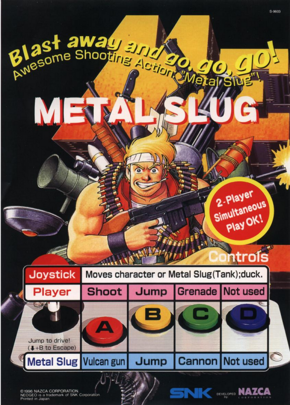 Metal slug switch 2 player games